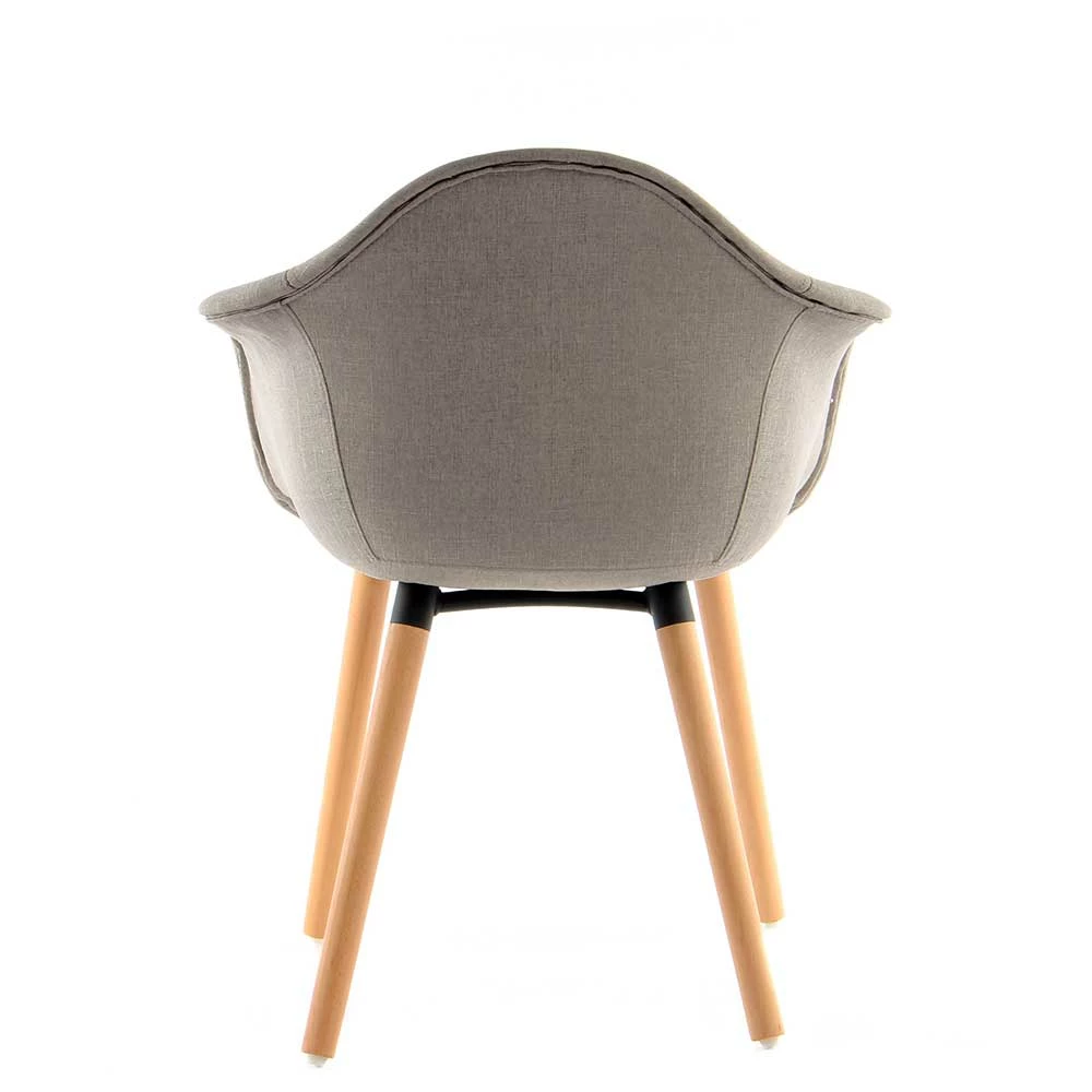 Armlehnen Esstischstuhl in Beige - Abboras (2er Set) Armlehnen Esstischstuhl In Beige - Abboras (2er Set) -Dariana shop armlehnen esstischstuhl in beige mit buche holzbeinen abboras 04