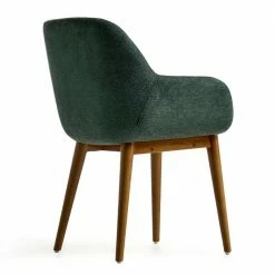 Armlehnen Polsterstühle In Dunkelgrün - Dwight (4er Set) 5 Armlehnen Polsterstühle In Dunkelgrün - Dwight (4er Set) -Dariana shop armlehnen polsterstuehle in dunkelgruen mit holzgestell esche dunkel dwight 03