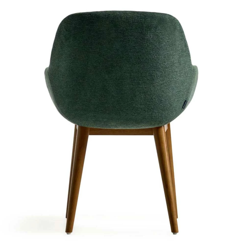 Armlehnen Polsterstühle in Dunkelgrün - Dwight (4er Set) Armlehnen Polsterstühle In Dunkelgrün - Dwight (4er Set) -Dariana shop armlehnen polsterstuehle in dunkelgruen mit holzgestell esche dunkel dwight 04