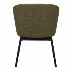 Armlehnen Polsterstuhl In Dunkelgrün - Feconda (2er Set) -Dariana shop armlehnen polsterstuhl in dunkelgruen und schwarz holzbeine eiche feconda 05