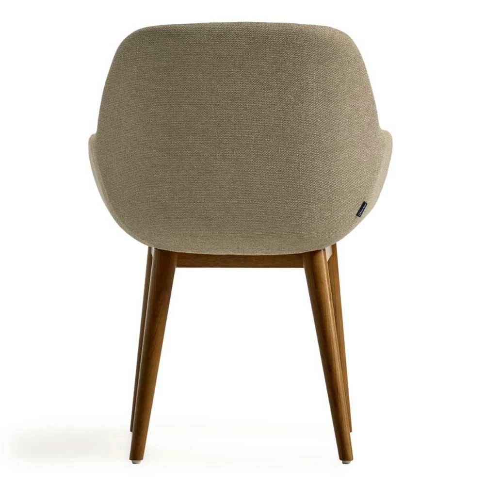 Armlehnenstühle In Beige Gepolstert - Pascal (4er Set) - Image 5