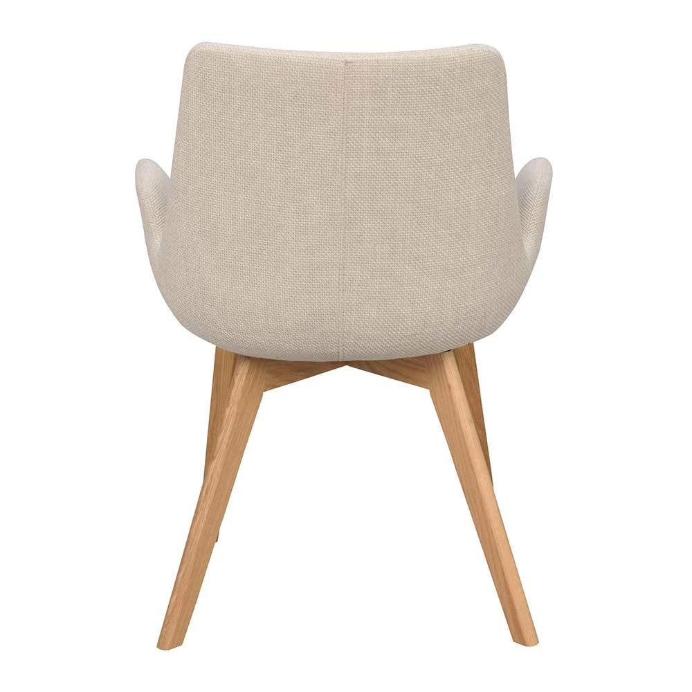 Armlehnenstühle mit Holzgestell Eiche - Holder (2er Set) Armlehnenstühle Mit Holzgestell Eiche - Holder (2er Set) -Dariana shop armlehnenstuehle mit holzgestell eiche stoffbezug beige holder 05