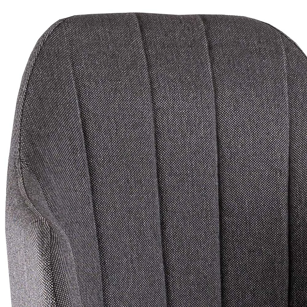 Armlehnenstuhl auf Wildeiche Drehgestell - Snowball Armlehnenstuhl Auf Wildeiche Drehgestell - Snowball -Dariana shop armlehnenstuhl auf wildeiche drehgestell mit stoffbezug in anthrazit snowball 05