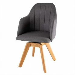 Armlehnenstuhl Auf Wildeiche Drehgestell - Snowball