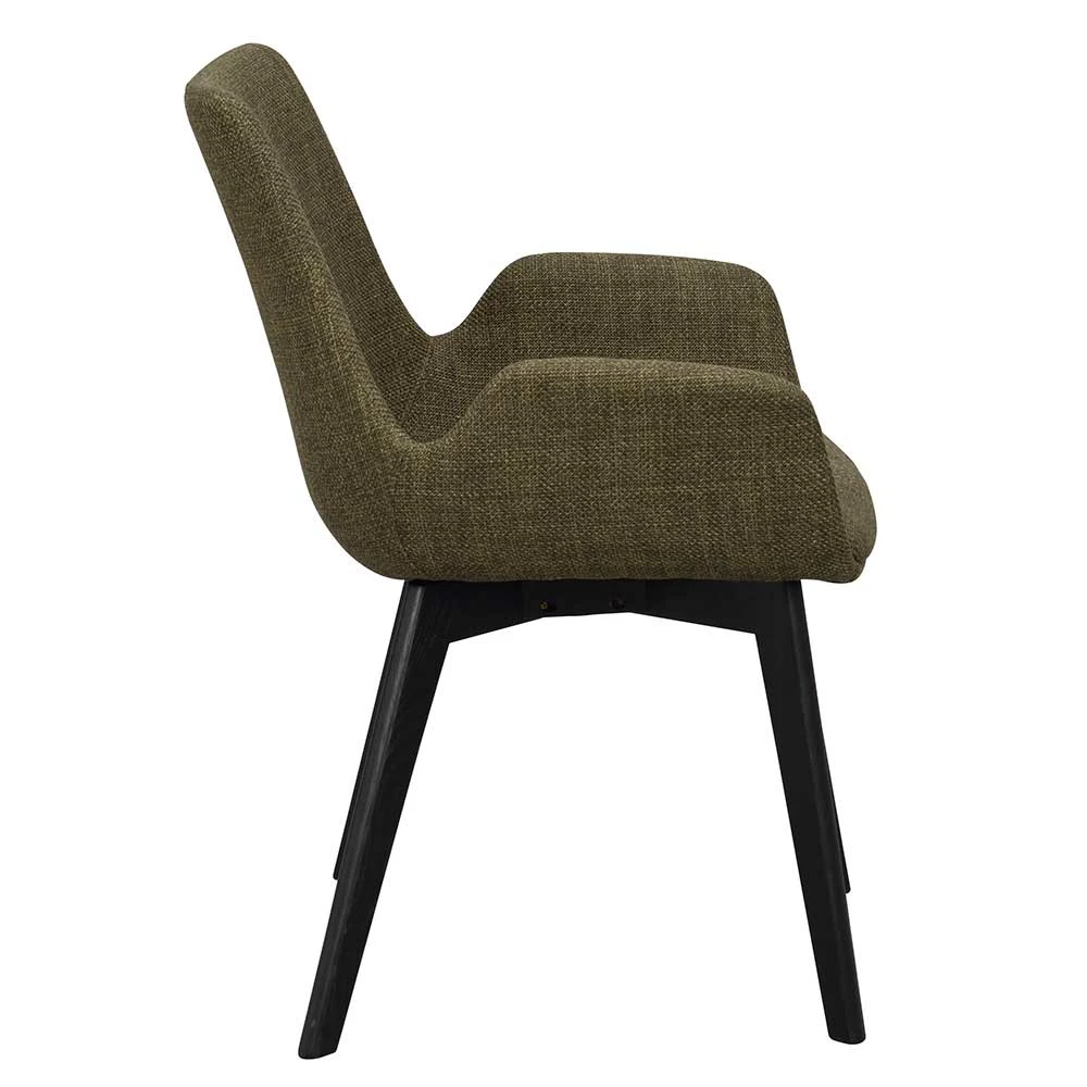 Armlehnstühle In Dunkelgrün & Schwarz - Setrevi (2er Set) - Image 4