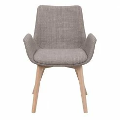 Armlehnstühle In Grau Stoff - Regnova (2er Set) 4 Armlehnstühle In Grau Stoff - Regnova (2er Set) -Dariana shop armlehnstuehle in grau stoff und eiche white wash holz regnova 02