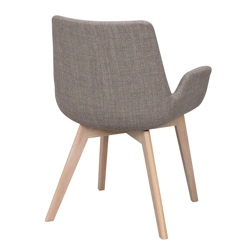 Armlehnstühle in Grau Stoff - Regnova (2er Set) Armlehnstühle In Grau Stoff - Regnova (2er Set) -Dariana shop armlehnstuehle in grau stoff und eiche white wash holz regnova 04