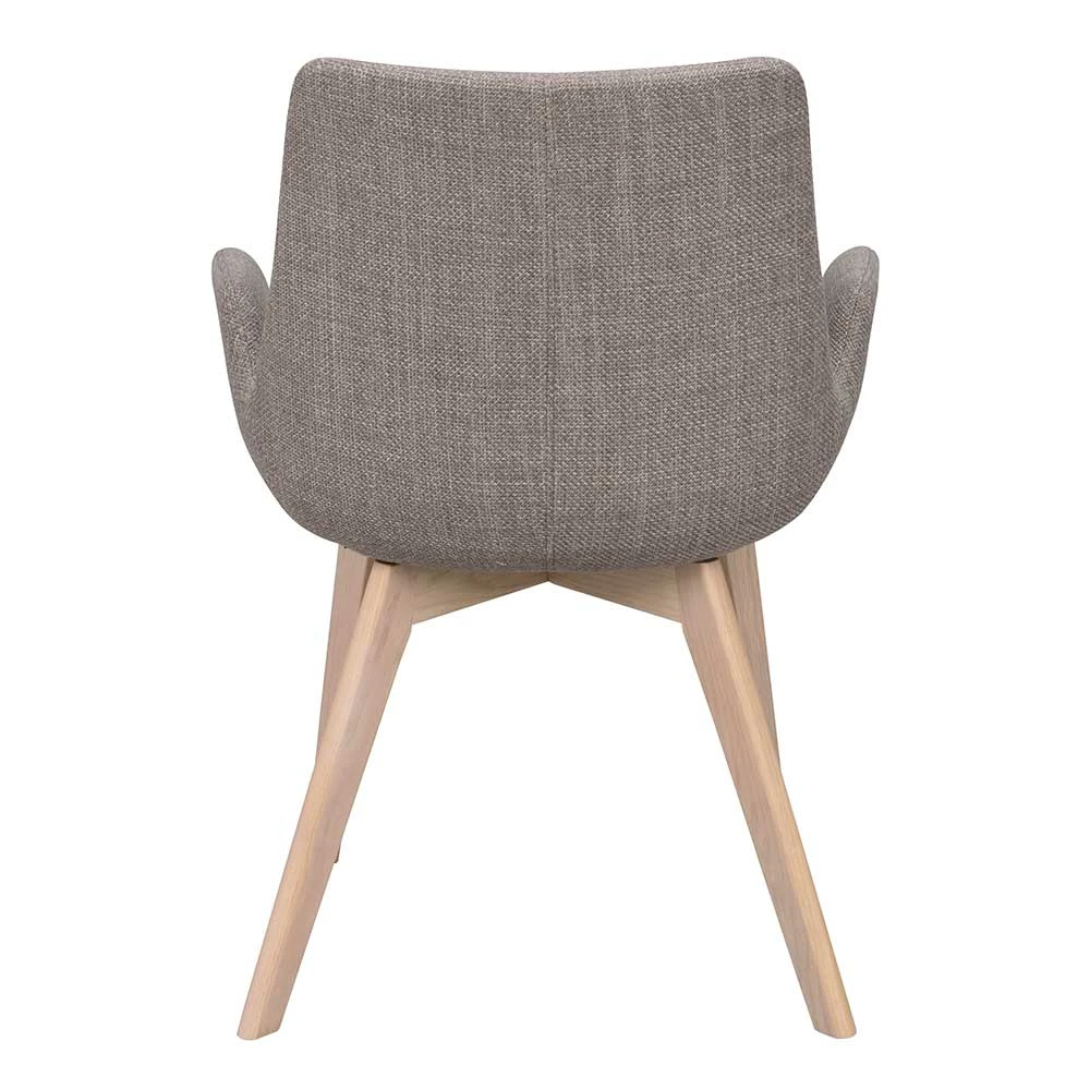 Armlehnstühle in Grau Stoff - Regnova (2er Set) Armlehnstühle In Grau Stoff - Regnova (2er Set) -Dariana shop armlehnstuehle in grau stoff und eiche white wash holz regnova 05