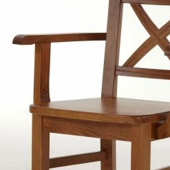 Armlehnstuhl Bistrita In Bernsteinfarben (2er Set) -Dariana shop armlehnstuhl bernsteinfarben kiefer massivholz bistrita 03