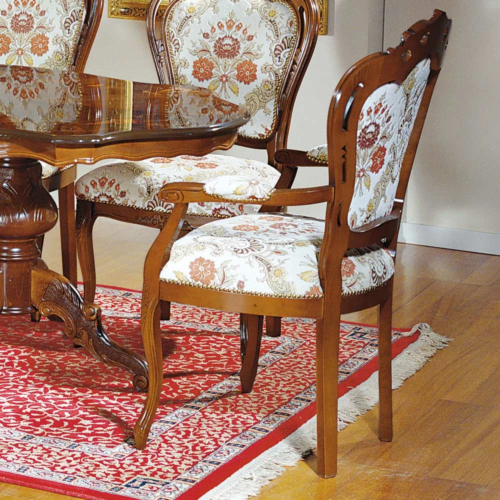 Barock Esszimmersessel Magari mit Holz Nussbaumfarben Barock Esszimmersessel Magari Mit Holz Nussbaumfarben -Dariana shop barock esszimmersessel mit holz nussbaumfarben magari 01