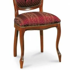 Barock Polsterstuhl Mit Massivholz Magari & Stoff Rot Gold -Dariana shop barock polsterstuhl mit massivholz stoff rot gold magari 03