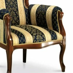 Barock Stuhl Mit Armlehnen Magari Gestreift & Gemustert -Dariana shop barock stuhl mit armlehnen gestreift gemustert magari 02
