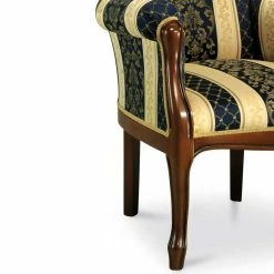 Barock Stuhl Mit Armlehnen Magari Gestreift & Gemustert -Dariana shop barock stuhl mit armlehnen gestreift gemustert magari 04