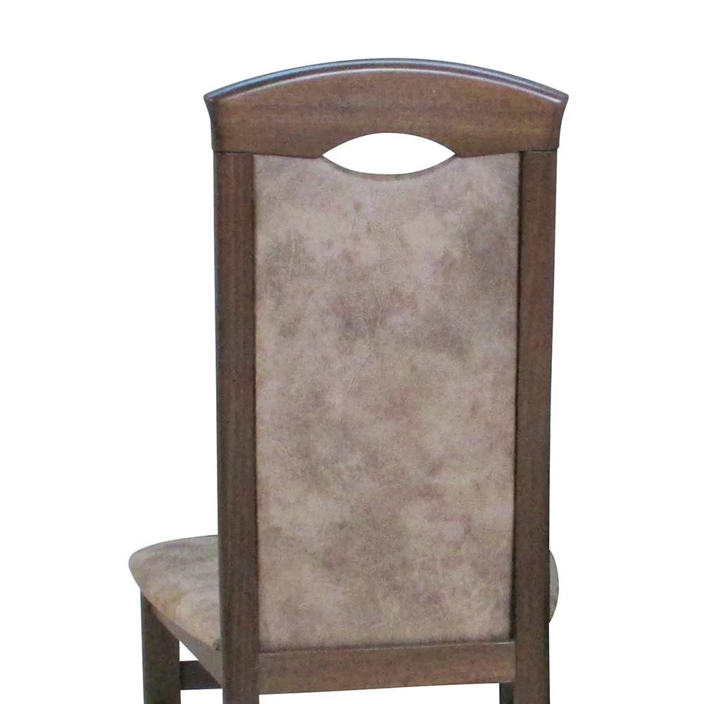 Braune Esszimmer Stühle Comta Mit Microfaser Vintage Look (2er Set) - Image 3