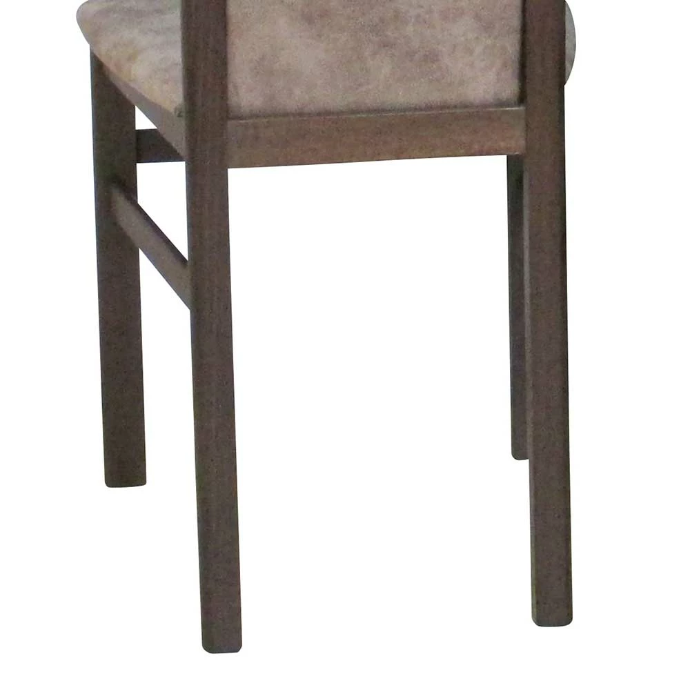 Braune Esszimmer Stühle Comta Mit Microfaser Vintage Look (2er Set) - Image 5