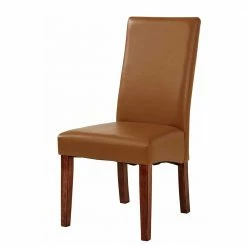 Braune Hochlehner Stühle - Emkola (2er Set)