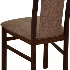 Braune Stühle Im Material Mix - Adinos (2er Set) -Dariana shop braune stuehle im material mix aus massivholz kunstleder stoff adinos 04