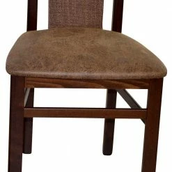 Braune Stühle Im Material Mix - Adinos (2er Set) -Dariana shop braune stuehle im material mix aus massivholz kunstleder stoff adinos 05