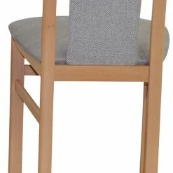 Buchenholz Stühle In Natur & Hellgrau - Zandravo (2er Set) -Dariana shop buchenholz stuehle in natur hellgrau strukturstoff kunstleder zandravo 04