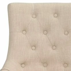 Chesterfield Polsterstuhl In Beige Stoff Lexis & Holz Schwarz (2er Set) -Dariana shop chesterfield polsterstuhl in beige stoff holz schwarz lexis 05