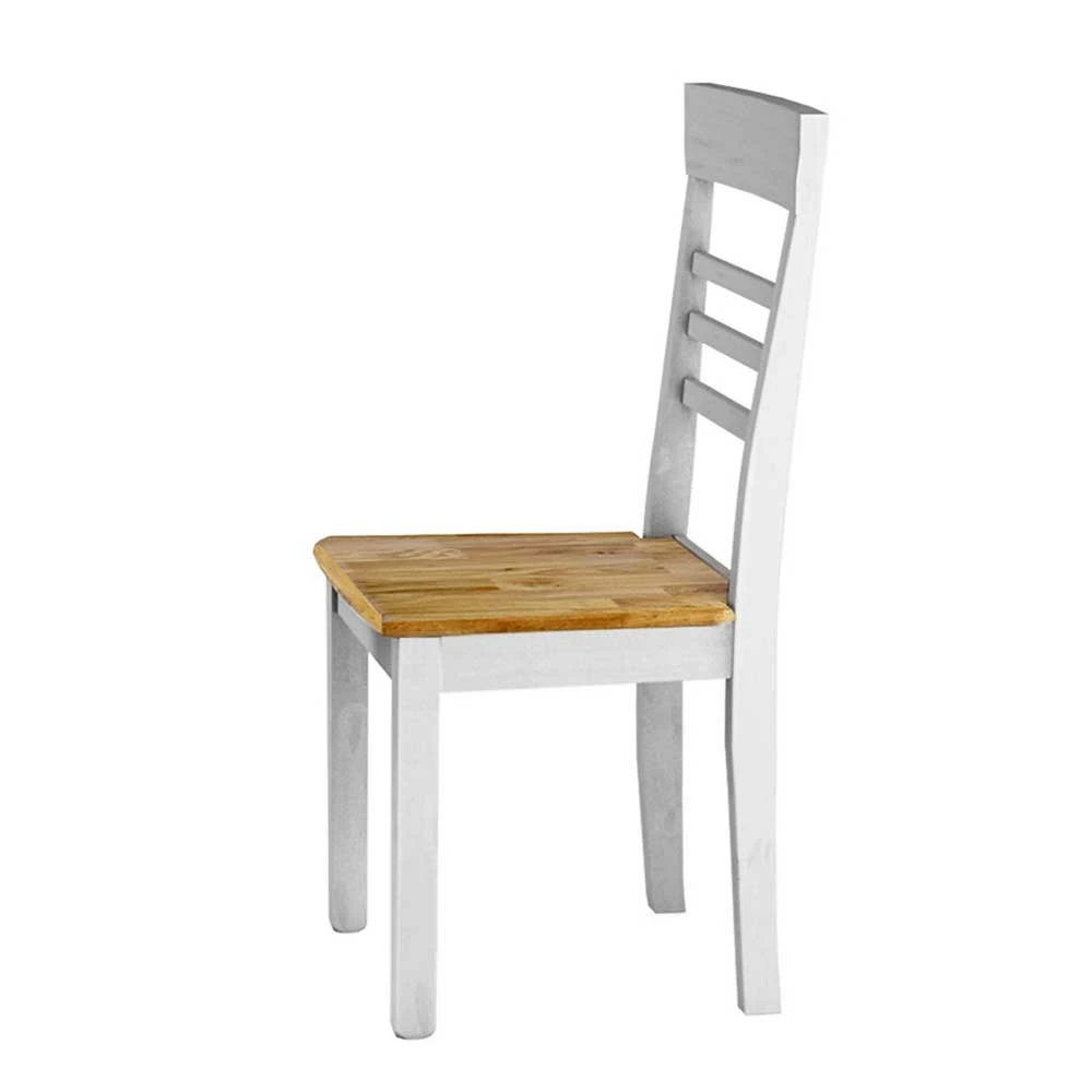 Conutry Kiefernholz Stühle Zweifarbig - Hairos (2er Set) - Image 4