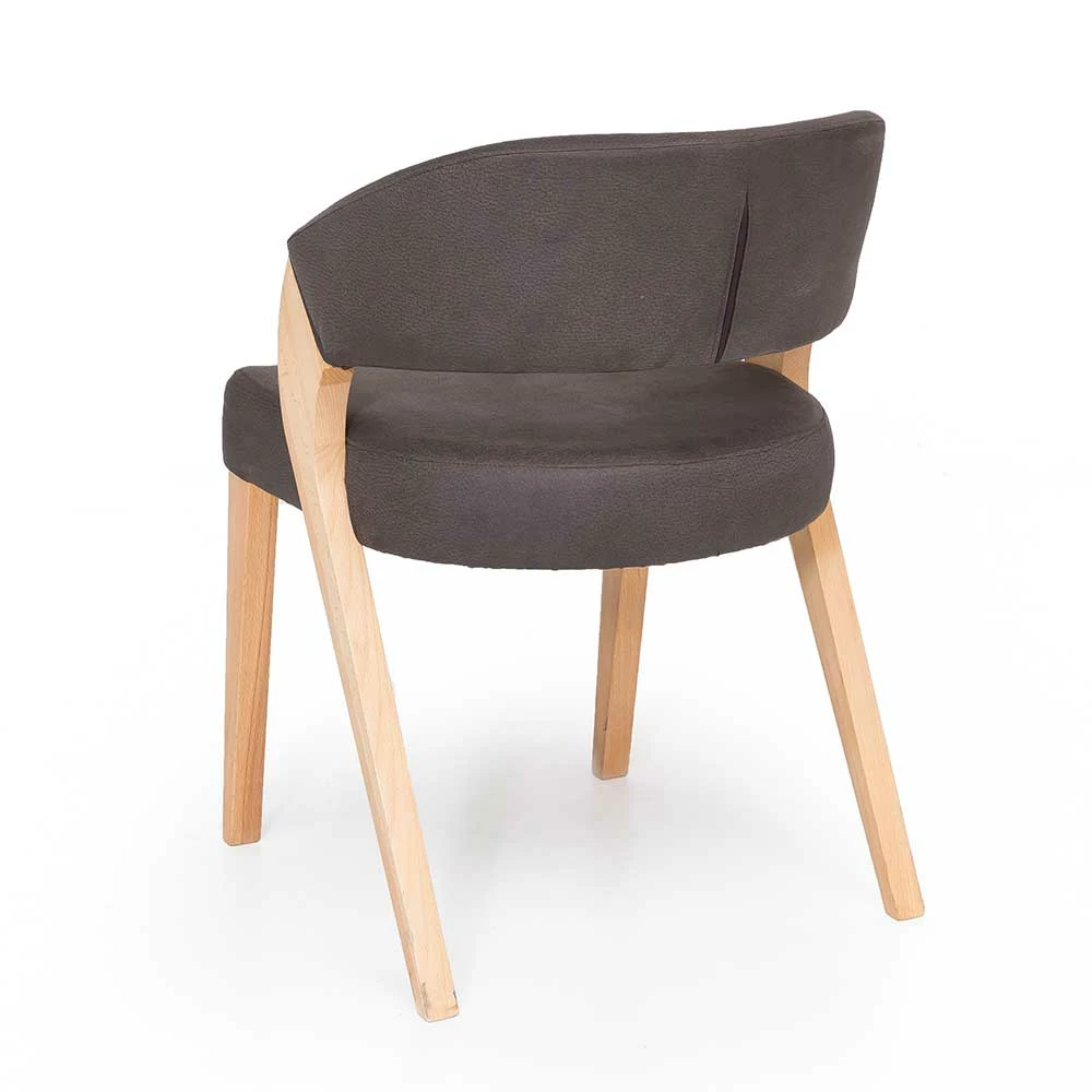 Design Armlehnenstuhl In Dunkelbraun - Croatia - Image 3