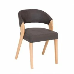 Design Armlehnenstuhl In Dunkelbraun - Croatia