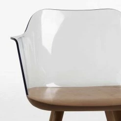 Design Armlehnenstuhl In Transparent - Anjal (2er Set) -Dariana shop design armlehnenstuhl in transparent und buchefarben anjal 04