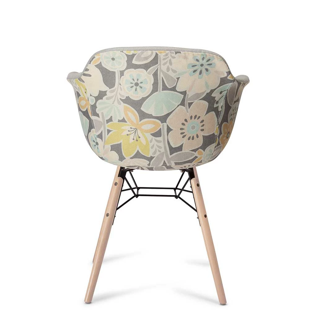 Design Armlehnstuhl In Hellem Grau - Lilous (2er Set) - Image 4