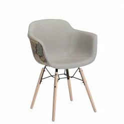 Design Armlehnstuhl In Hellem Grau - Lilous (2er Set)