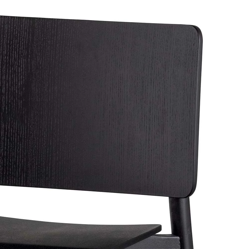Design Holzstühle In Schwarz - Roryn (2er Set) - Image 6