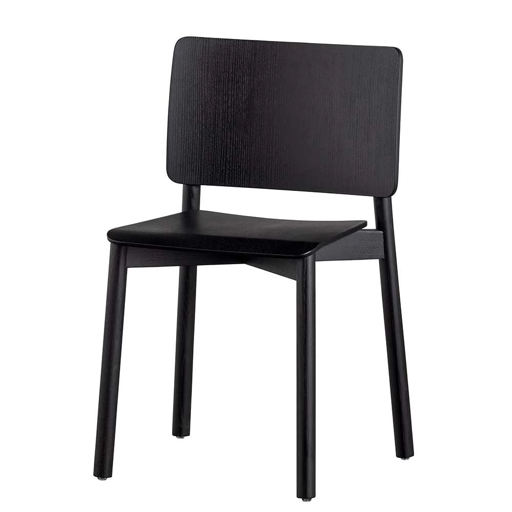Design Holzstühle In Schwarz - Roryn (2er Set)