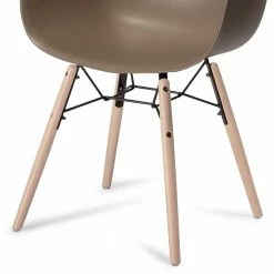 Design Kunststoffstuhl In Taupe - Mercadeo (2er Set) 5 Design Kunststoffstuhl In Taupe - Mercadeo (2er Set) -Dariana shop design kunststoffstuhl in taupe mit holzgestell buche mercadeo 04