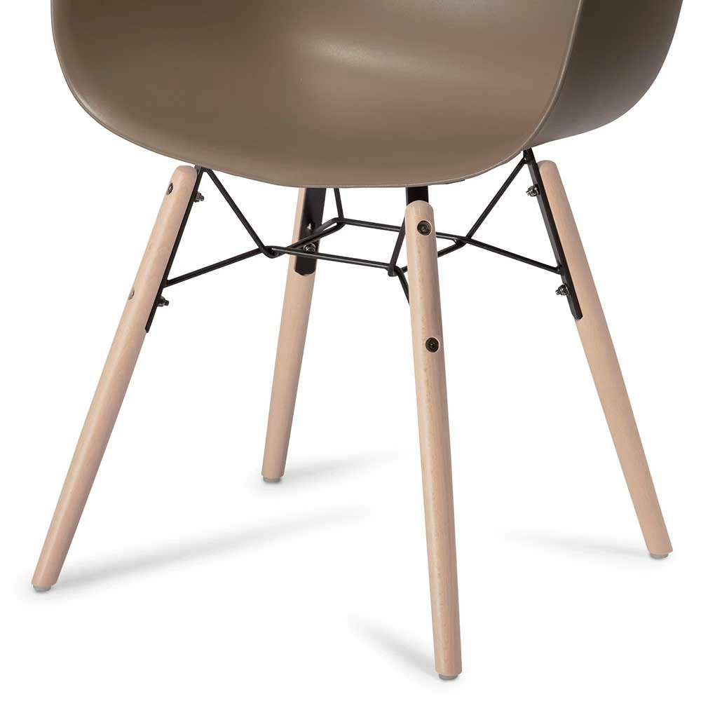 Design Kunststoffstuhl in Taupe - Mercadeo (2er Set) Design Kunststoffstuhl In Taupe - Mercadeo (2er Set) -Dariana shop design kunststoffstuhl in taupe mit holzgestell buche mercadeo 04