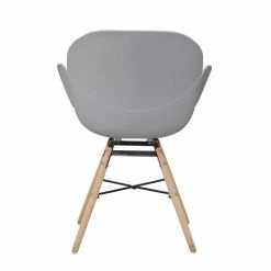 Design Schalenstuhl In Grau & Natur - Fredoco (Set) 10 Design Schalenstuhl In Grau & Natur - Fredoco (Set) -Dariana shop design schalenstuhl in grau natur aus polypropylen holz fredoco 02