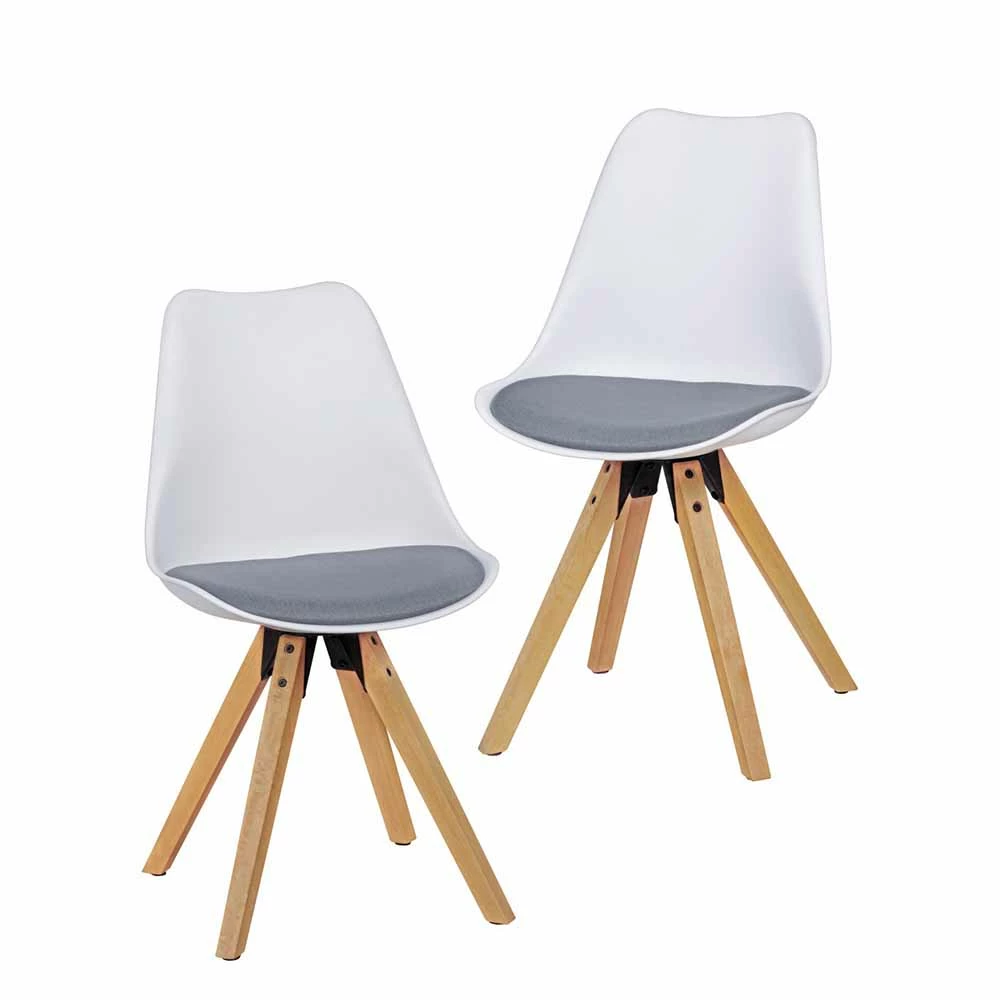 Design Stuhl Set Ilunas Mit Schalensitz (2er Set) - Image 2