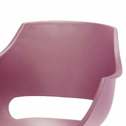 Designer Armlehnstühle In Altrosa Kunststoff - Sapella (4er Set) -Dariana shop designer armlehnstuehle in altrosa kunststoff und schwarz buchenholz sapella 03