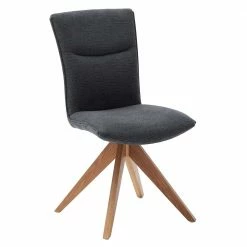Drehbare Esstischstühle In Anthrazit - Salinta (2er Set) 3 Drehbare Esstischstühle In Anthrazit - Salinta (2er Set) -Dariana shop drehbare esstischstuehle in anthrazit chenille eiche holz salinta 01