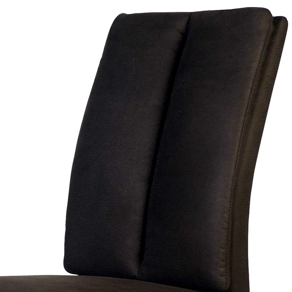 Dunkelbrauner Stuhl mit hoher Lehne - Kalizo Dunkelbrauner Stuhl Mit Hoher Lehne - Kalizo -Dariana shop dunkelbrauner stuhl mit hoher lehne microfaser mit buche beinen kalizo 03