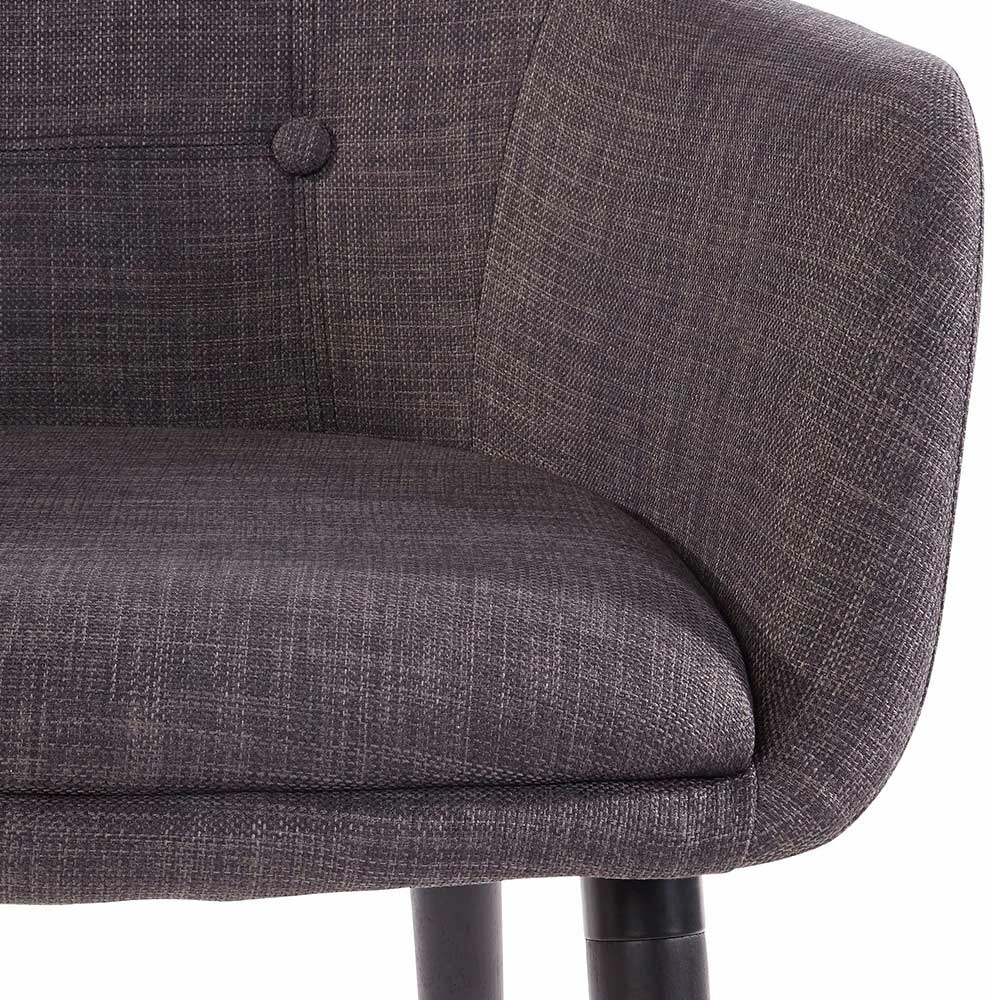 Dunkelgrauer Stuhl Mit Armlehnen - Juanpico (2er Set) - Image 5