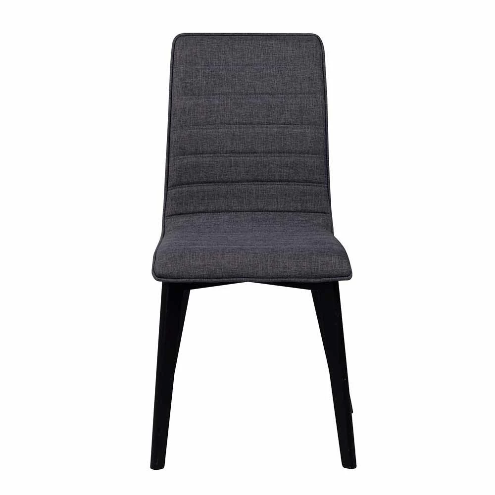 Dunkler Esszimmerstuhl Mit Stoff - Rojan (2er Set) - Image 2