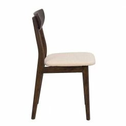 Dunkler Holzstuhl Mit Sitz Beige - Italo (2er Set) 10 Dunkler Holzstuhl Mit Sitz Beige - Italo (2er Set) -Dariana shop dunkler holzstuhl mit sitz beige aus eiche massivholz stoff italo 02