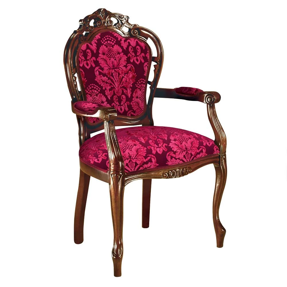 Edler Armlehnenstuhl Im Barock Stil - Ursanna - Image 2