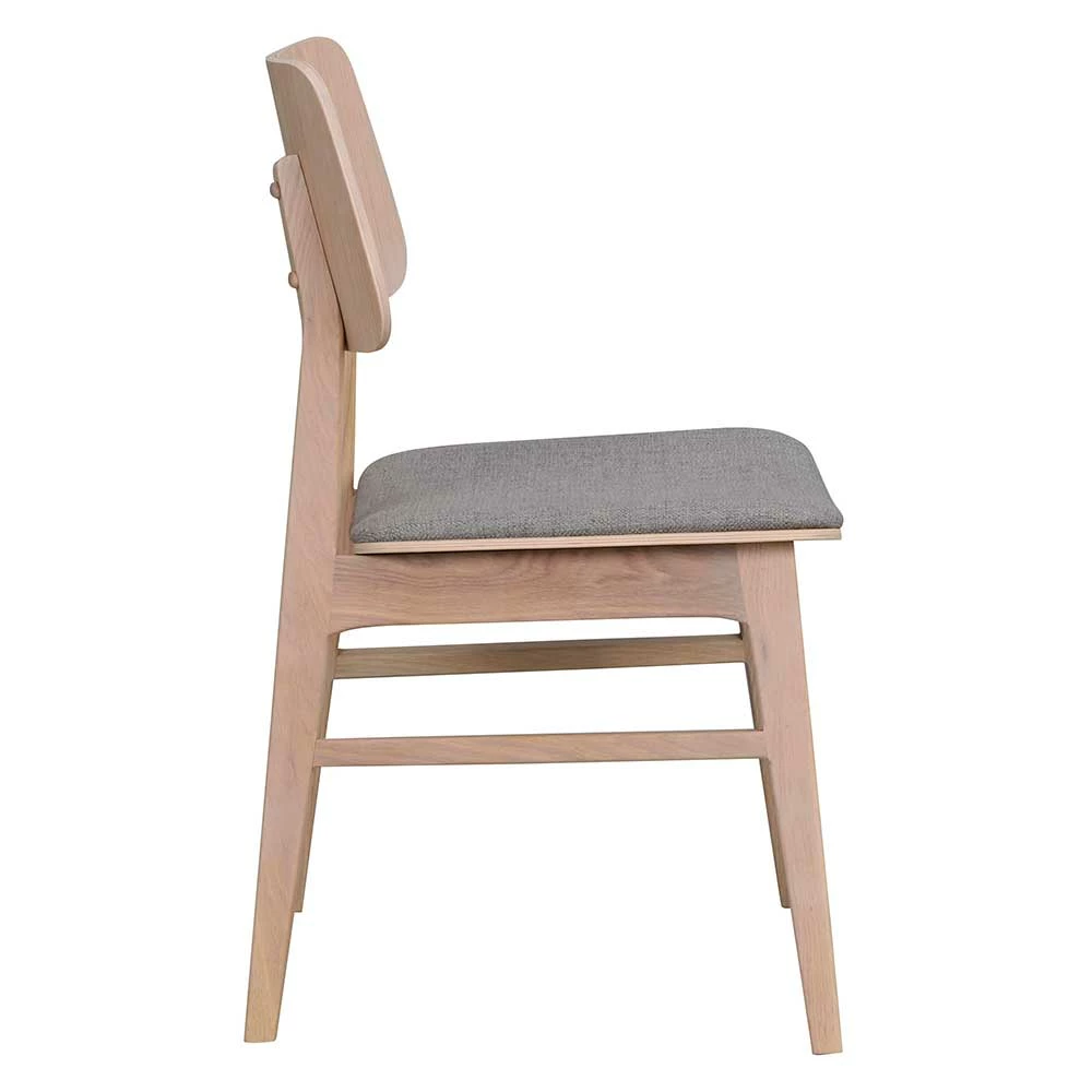 Eiche Essstuhl In White Wash - Cellon (2er Set) - Image 4