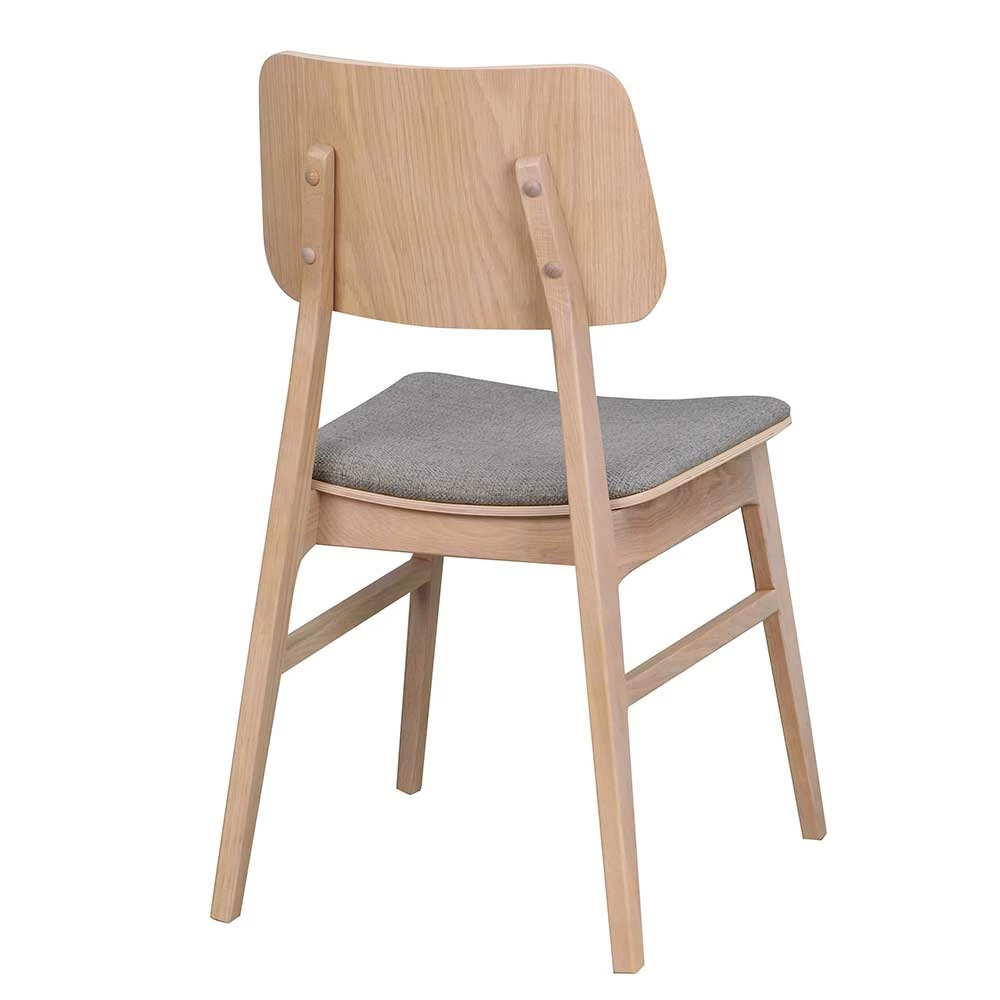 Eiche Essstuhl In White Wash - Cellon (2er Set) - Image 5