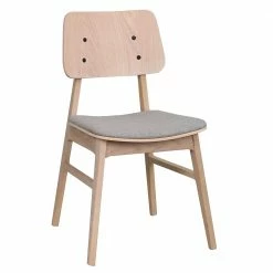 Eiche Essstuhl In White Wash - Cellon (2er Set)