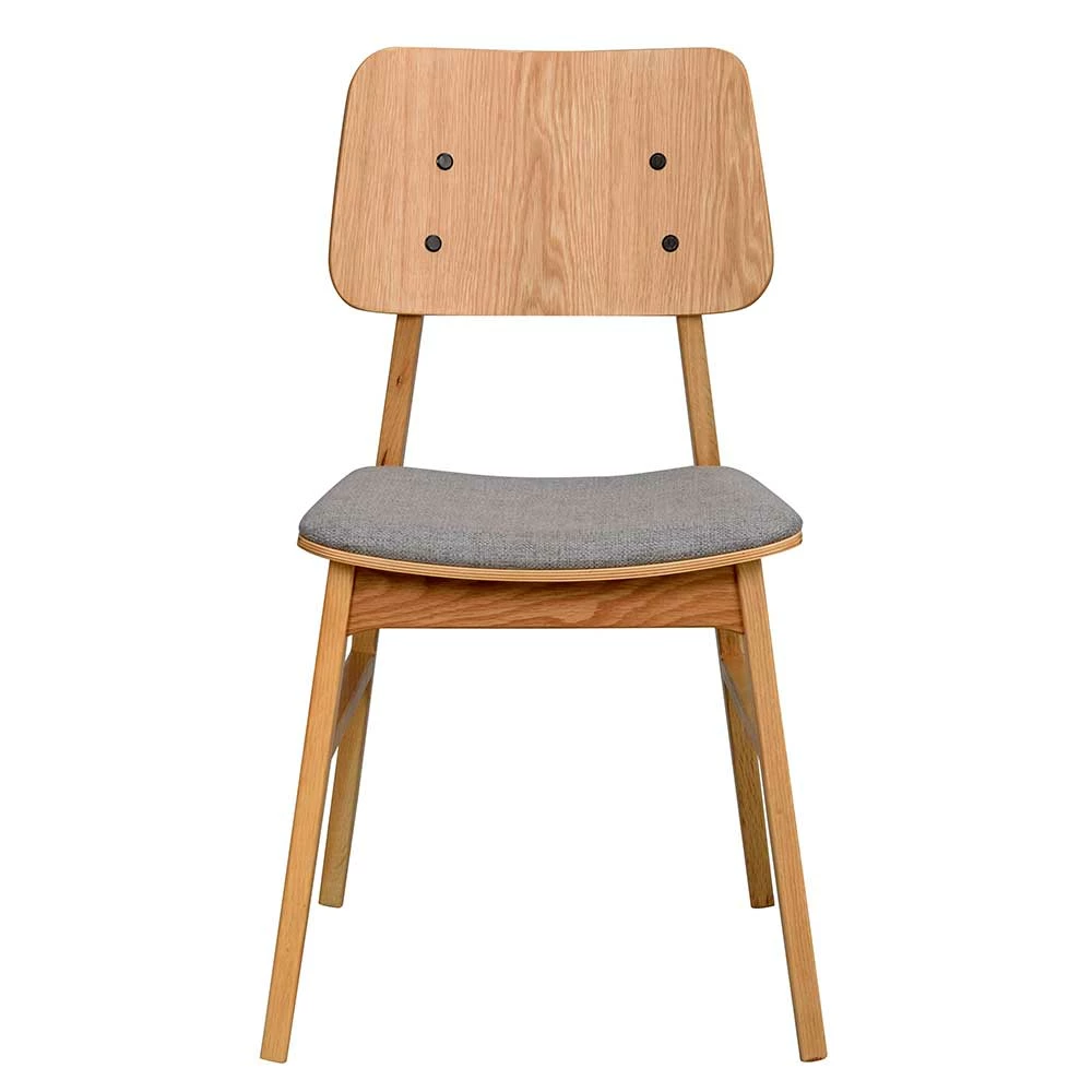 Eichenholz Stuhl Mit Polster - Onan (2er Set) - Image 3