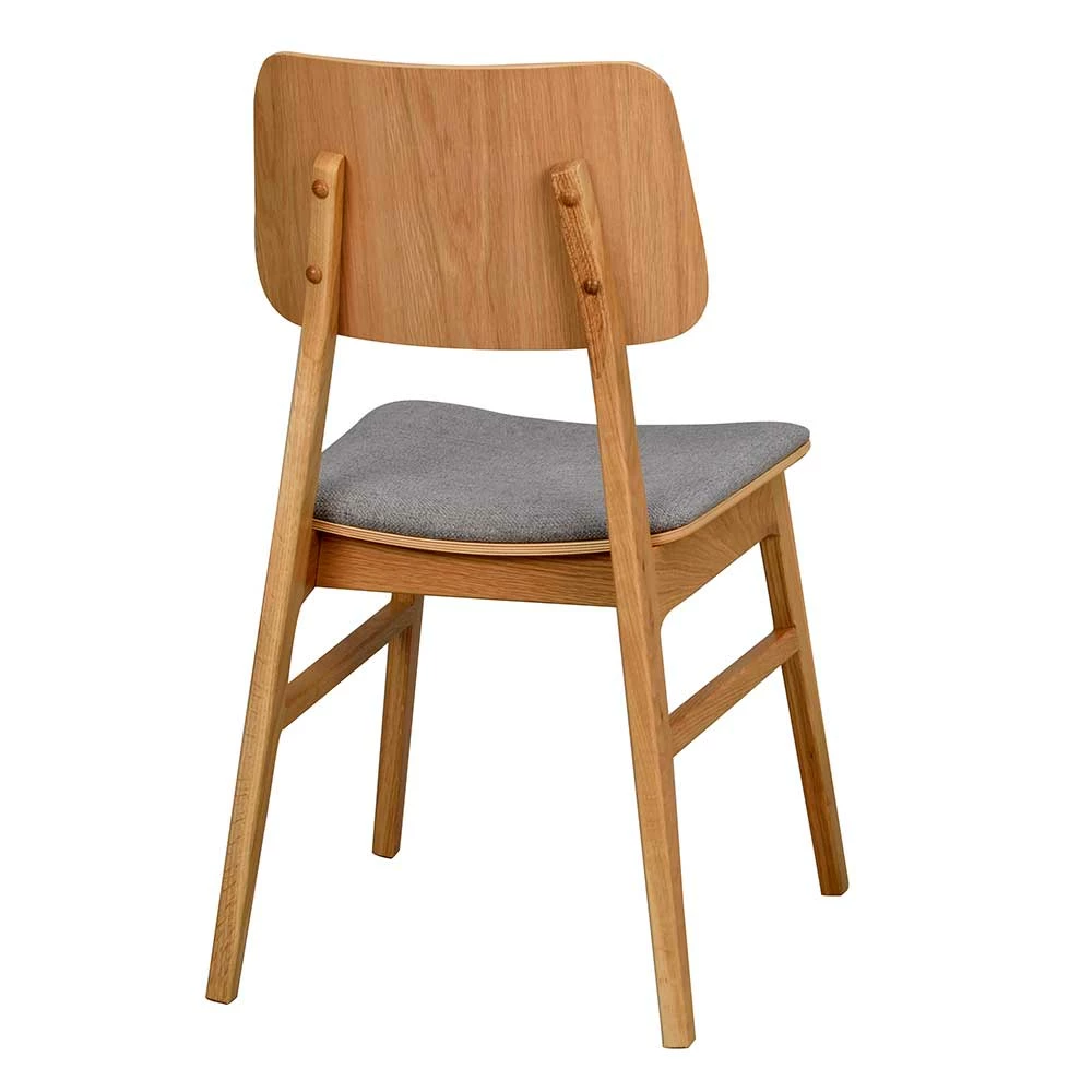 Eichenholz Stuhl Mit Polster - Onan (2er Set) - Image 5