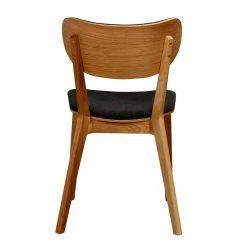 Eichenstuhl Mit Polsterung - Forcia (2er Set) -Dariana shop eichenstuhl mit polsterung webstoff dunkelgrau forcia 04