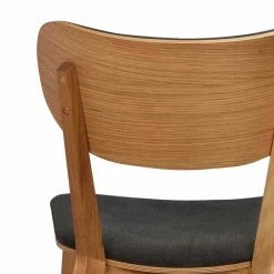 Eichenstuhl Mit Polsterung - Forcia (2er Set) -Dariana shop eichenstuhl mit polsterung webstoff dunkelgrau forcia 05